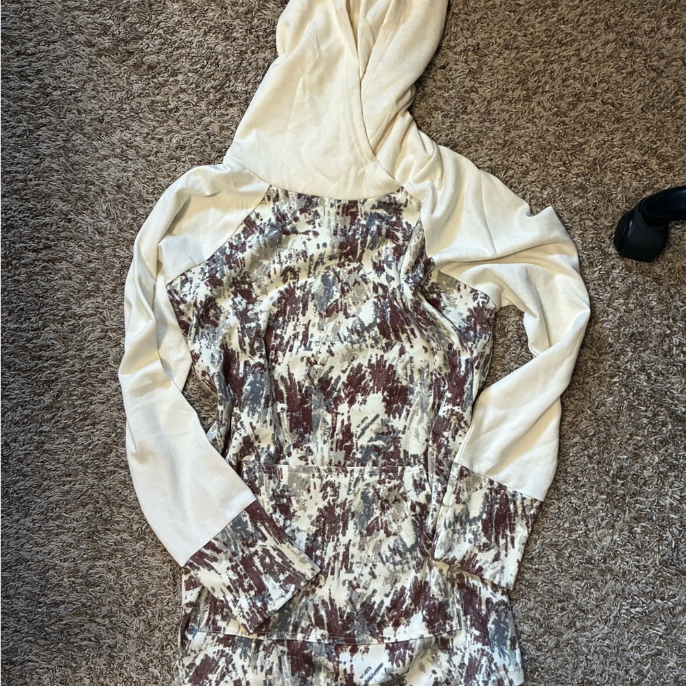 LuLaRoe Cream Hoodie